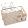 Kinghoff KH 1799 Dish Rack, 2 tiers, Cutlery Holder, Beige