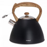 Klausberg KB 7262 Teapot, 22 cm, 3 L, Whistling, Induction, Stainless Steel