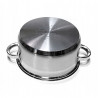 Oale pentru gatire cu aburi Klausberg KB 7135, 18 cm, 2.5 litri, 3 piese, Fund gros, Inox