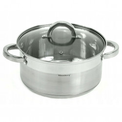 Oala dubla de gatit cu aburi Klausberg KB 7142, 22 cm, 4 L, 5 piese, Inductie, Inox