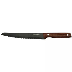 Klausberg KB 7616 Knife Set with Stand, 6-piece, Stainless Steel, Brown/Gray