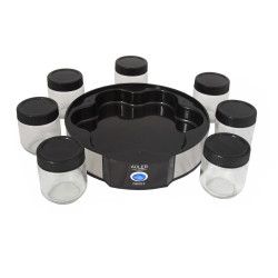 Adler AD 4476 Yogurt Maker, 20W, 1.4 L, 7 Jars, Black/Silver