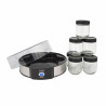 Adler AD 4476 Yogurt Maker, 20W, 1.4 L, 7 Jars, Black/Silver