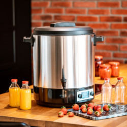 Adler AD 4496 Canning Sterilizer, 2600W, 28 L, 30–100°C, Timer Display, Stainless Steel