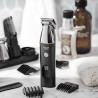 Adler AD 2946 5-in-1 Men's Grooming Kit, 600 mAh, 6 attachments, 60-minute runtime, LCD display, Black/Stainless Steel