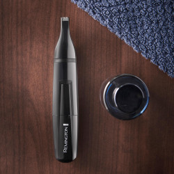 Remington NE3150 Smart Nose and Ear Trimmer, Stainless Steel Blades, Washable, Black