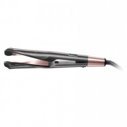 Преса за коса Remington S6606 Curl and Straight Confidence, 150-230C, Керамика/Турмалин, Извити плочи, Черен/розов