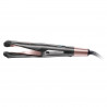 Преса за коса Remington S6606 Curl and Straight Confidence, 150-230C, Керамика/Турмалин, Извити плочи, Черен/розов