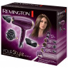 Remington D5219 Hair Dryer, 2300W, 3 heat settings, 2 speed settings, 3 attachments, Overheat protection, Purple