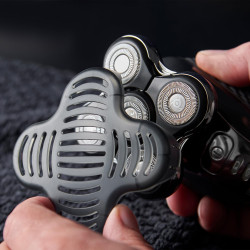 Remington RX5 XR1500 Ultimate Series Head Shaver, Rotating Blades, Waterproof, Up to 50 Minutes of Run Time, Trimmer, Black/Silver