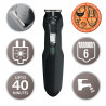 Remington PG6030 Hair Trimmer Set, Rechargeable, 4 Attachments, 2 Combs, Self-Sharpening Blades, Black