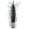 Remington NE3870 NANOSeries Lithium Detail Trimmer, 2 heads, Rounded tip, Waterproof, Black/Blue
