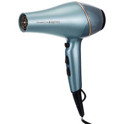 Remington AC9300 Shine Therapy Pro Hair Dryer, 2200W, Ionization, AC Motor, Cool Shot, Blue