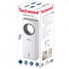 Охладител и овлажнител без перки Techwood TRF-7008, 110W, Осцилация, 3.22 m/s, 7.14 m3/min, 3 скорости, Таймер, Бял