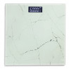 Rosberg R51650G Digital Scale, Up to 180 kg, LCD Display, 2 x AAA Batteries, White/Marble