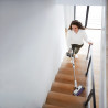 Вертикална прахосмукачка Shark IW3611EU, 240W, 0.4 л, 60 минути автономия, Разпознаване на ръбове и замърсявания, QuadClean, Антиалергеннa, LED, Бял