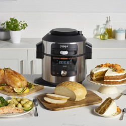 Ninja Foodi OL750EU Multicooker, 1760W, 7.5 L, 3 modes, 14 programs, SmartLid, Stainless Steel/Black