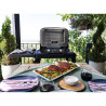 Ninja Woodfire OO101EU Electric Oven, 2400W, 8 Programs, Timer, LED Display, Auto Shut-Off, Red/Black