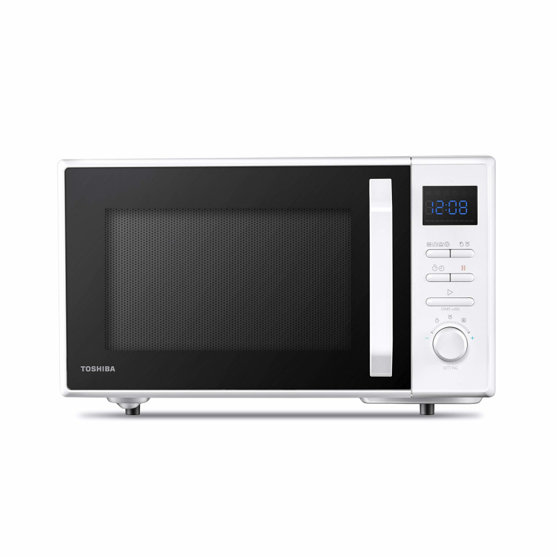 Микровълнова фурна 4в1 Toshiba MW2-AC25TWH, 25л, 950W, Grill 1100W, Конвекция 2100W, Керамично покритие, Бял