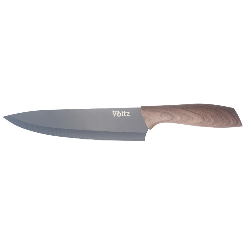 Oliver Voltz OV51633WCF8 Chef's Knife, 20 cm, Ergonomic Handle, Brown