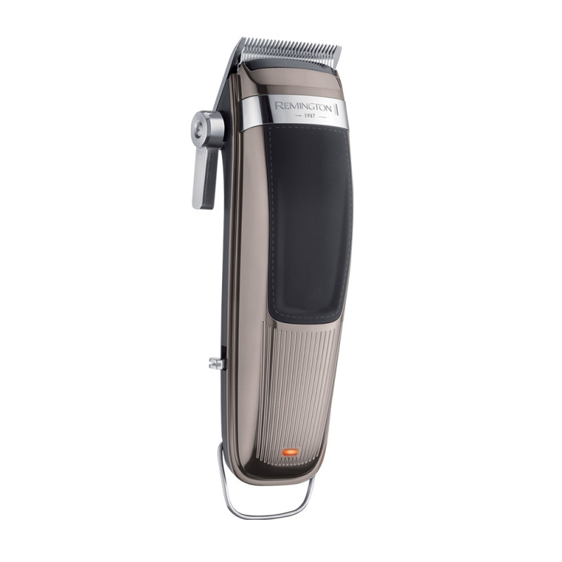 Remington HC9100 Hair Clipper, 1.5–25 mm Comb Attachments, Steel-Coated Blades, 60-Minute Run Time, Gray