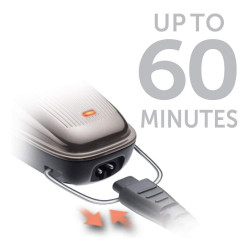 Remington HC9100 Hair Clipper, 1.5–25 mm Comb Attachments, Steel-Coated Blades, 60-Minute Run Time, Gray