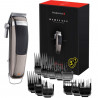 Remington HC9100 Hair Clipper, 1.5–25 mm Comb Attachments, Steel-Coated Blades, 60-Minute Run Time, Gray