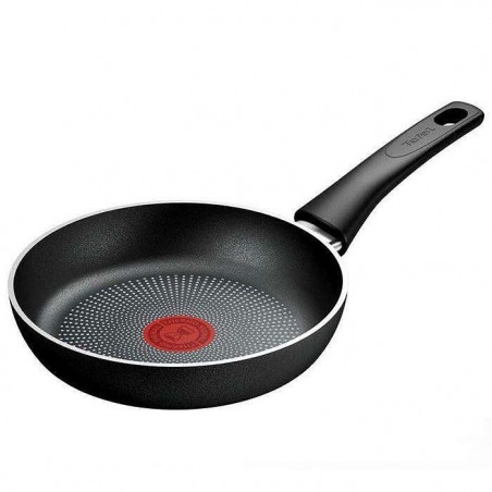 Tefal C2920453 Force Frying Pan, 24 cm, Non-stick coating, Thermo-signal, Thermo-Fusion, Induction, Black