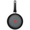 Tefal C2920453 Force Frying Pan, 24 cm, Non-stick coating, Thermo-signal, Thermo-Fusion, Induction, Black