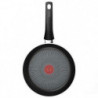 Tigaie Tefal C2920453 Force, 24 cm, Acoperire antiaderenta, Thermo-signal, Thermo-Fusion, Inductie, Negru