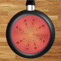 Tefal C2920453 Force Frying Pan, 24 cm, Non-stick coating, Thermo-signal, Thermo-Fusion, Induction, Black