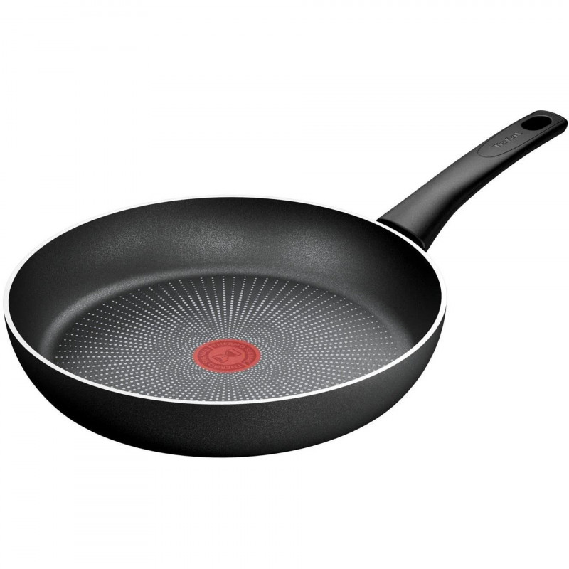 Тиган Tefal C2920653 Force, 28 см, Незалепващо покритие, Thermo-signal, Индукция, Черен