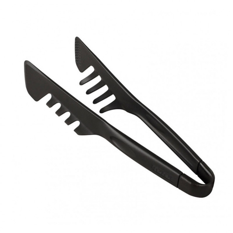 Tefal Bienvenue Serving Tongs 2745312, 27.5 cm, PFOA-free, Heat-resistant up to 230°C, Black