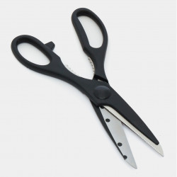 HausRoland HR010-1 Knife Set, 6 pieces, Peeler and Scissors, Black