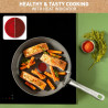Tefal C4240743 Renew+ Frying Pan, 30 cm, Non-stick coating, Thermo-signal, Thermo-Fusion, Induction, Gray