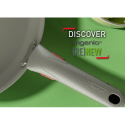 Tefal C4240743 Renew+ Frying Pan, 30 cm, Non-stick coating, Thermo-signal, Thermo-Fusion, Induction, Gray