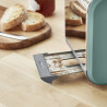 Swan ST14610GREN Toaster, 900 W, 2-slice, 6 settings, Crumb tray, Defrost, Green