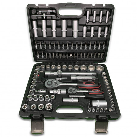 Schwartzmann SM-108 Tool Set, 108 pieces, Carrying Case, Chrome-Vanadium