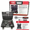 Schwartzmann SM-108 Tool Set, 108 pieces, Carrying Case, Chrome-Vanadium