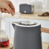 Swan SK14610GRYN Electric Kettle, 3000W, 1.7L, Stainless Steel, Washable Filter, Gray