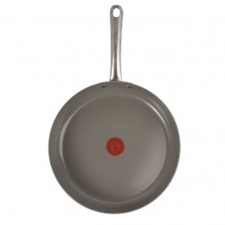 Tefal C4240443 Renew+ Frying Pan, 24 cm, Ceramic Coating, Thermo-Signal, Thermo-Fusion, Thermo-Spot, Induction, Gray