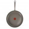 Tefal C4240443 Renew+ Frying Pan, 24 cm, Ceramic Coating, Thermo-Signal, Thermo-Fusion, Thermo-Spot, Induction, Gray