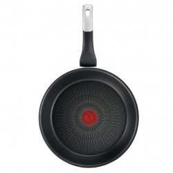 Τηγάνι Tefal G2550572, 26 cm, Thermo-Spot, Αντικολλητική επίστρωση τιτανίου X6, Επαγωγή, Μαύρο