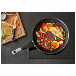 Тиган Tefal G2550672, 28 см, Thermo-Spot, Незалепващо титаниево покритие X6, Индукция, Черен