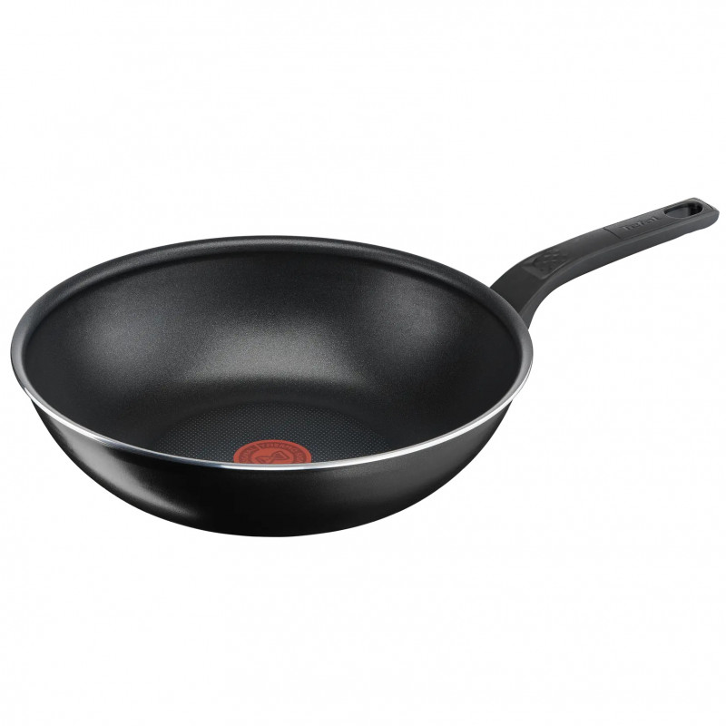 Tefal B5671953 Frying Pan, 28 cm, Thermo-Signal, Thermo-Spot, Titanium Coating, PFOA-Free, Black