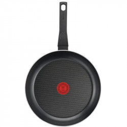 Tigaie Tefal B5670453, 24 cm, Thermo-Signal, Thermo-Spot, Strat titan, Negru