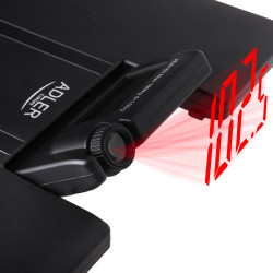 Adler AD 8182 Scale, Up to 180 kg, Projector, LCD Display, 4 x AAA Batteries, Black