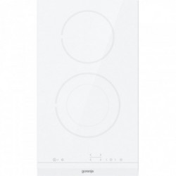 Κεραμική ενσωματωμένη εστία Gorenje ECT322WCSC, 2900W, 2 ζώνες, 8 επίπεδα, StopGo, StayWarm, Λευκό