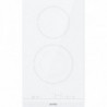 Κεραμική ενσωματωμένη εστία Gorenje ECT322WCSC, 2900W, 2 ζώνες, 8 επίπεδα, StopGo, StayWarm, Λευκό