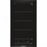 Bosch PXX375FB1E Built-In Ceramic Cooktop, 3700W, 2 zones, 17 settings, ComfortProfile, QuickStart, Induction, Black